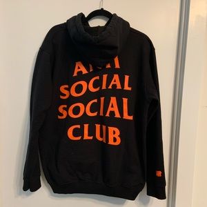 Anti Social Social Club black hoodie